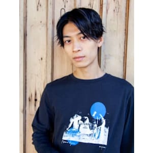 ゆるめスパイラルセンターパートスタイル