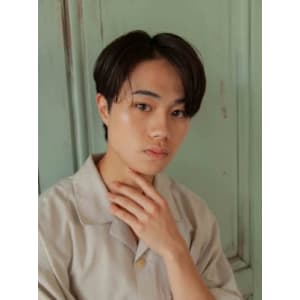 王道かき上げスタイル