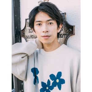 アップバングパーマ