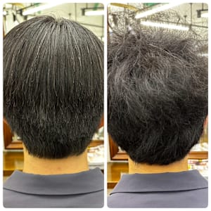 メンズ縮毛矯正ショート