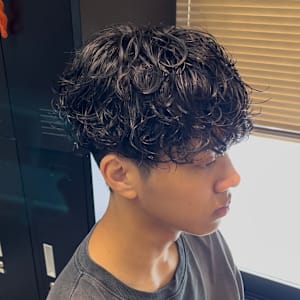 [藤沢]メンズカット黒髪マッシュ60%シャドウパーマ - STYLE Smart Salon【スタイルスマートサロン】掲載中