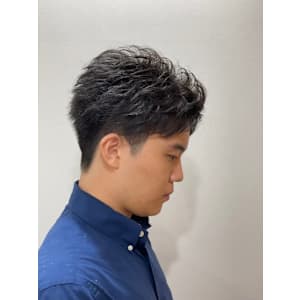 フェザーパーマ【理容室/バーバー/フェザーパーマ】