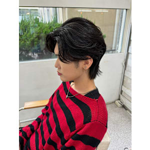 メンズウルフ/中性ウルフ/ウルフカット/