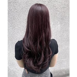 ブリーチなしのダブルカラー　ボルドールビー