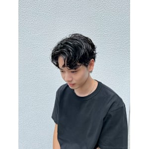 センターパート×ラフカール