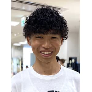 銀座メンズパーマ波巻きシャドウパーマツイストスパイラル無造作