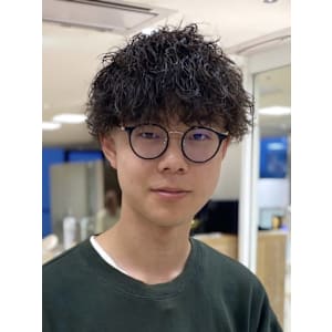 銀座メンズパーマ波巻きシャドウパーマツイストスパイラル無造作