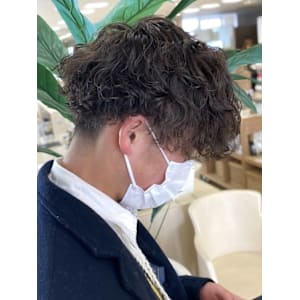 銀座メンズパーマ波巻きシャドウパーマツイストスパイラル無造作