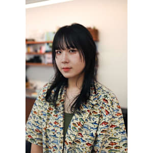 顔まわりレイヤー/アッシュブラック