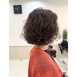 レイヤーボブ美髪くびれシルキーベージュ40代 - K:R鶴川【カールツルカワ】掲載中