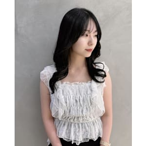 レイヤー/韓国巻き/黒髪