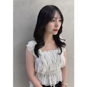 レイヤー/韓国巻き/黒髪