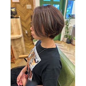 立体感が際立つ【クールショートボブ】