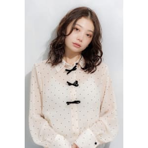 コテ巻き風パーマ