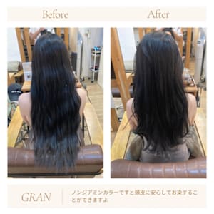 お客様髪質改善データ1919（ノンジアミンカラー）