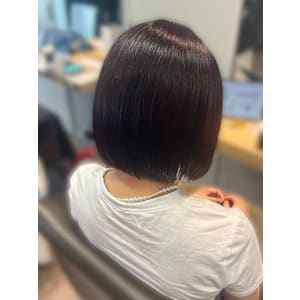 縮毛矯正/ボブスタイル/髪質改善トリートメント