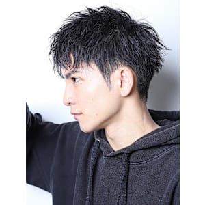 王道ハーフアップショート