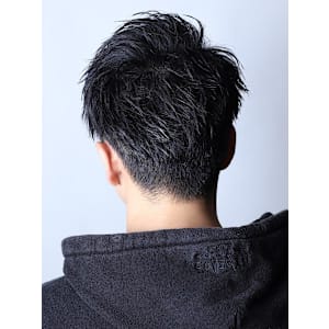 王道ハーフアップショート