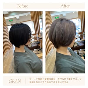 お客様髪質改善データ1922（シルバーベージュ）