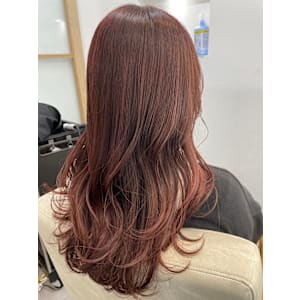 髪質改善レッドブラウン