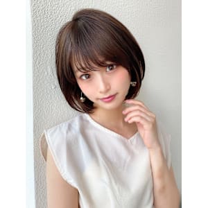 30代40代ぎりぎり結べる切りっぱなしボブ/タッセルカット - AFLOAT/L 錦糸町【アフロートエル】【アフロートエル キンシチョウ】掲載中