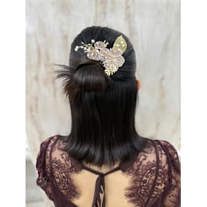 ミディアム/暗めカラー/デザインカラー/フェイスフレーミング