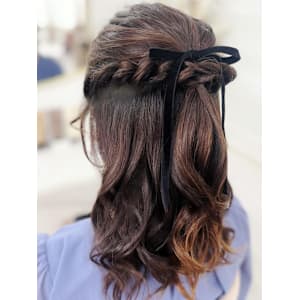 《みひろ》パーティーヘアセット