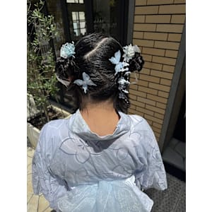 ツインお団子 - HAIR & MAKE EARTH 高田馬場店【ヘアメイクアース タカダノババテン】掲載中