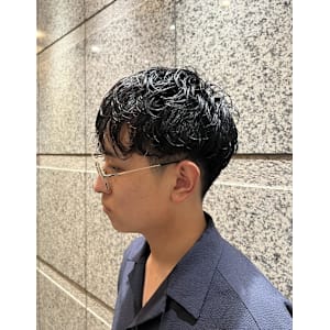 銀座　理容室　ナチュラルパーマ　ツイストパーマ