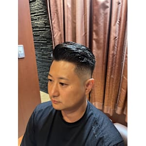 銀座　理容室　スキンフェード　アップバング　七三フェード - ヘアーモードキクチ 銀座店【ヘアーモードキクチ】掲載中