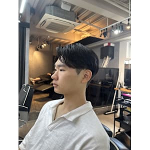 神田脩弥/センターパート/毛流れパーマ/大宮