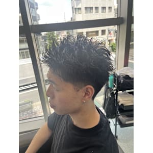 メンズスパイキーショート