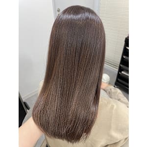 柔らかさと透明感◎ピンクベージュ[髪質改善][縮毛矯正]