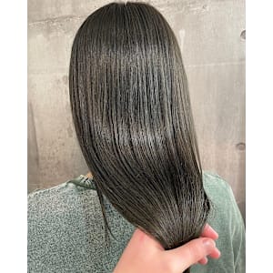 赤味消しオリーブカラー[髪質改善][縮毛矯正]