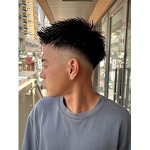 【大村指名】メンズカットスキンフェードスパイキーショート - bococa by KENJE/メンズカット｜フェード【ボコカバイケンジ】掲載中