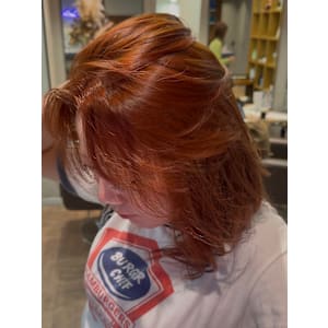 ブリーチなしダブルカラー/オレンジブラウン - STYLE Smart Salon【スタイルスマートサロン】掲載中