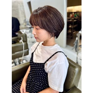 小顔ショートボブ