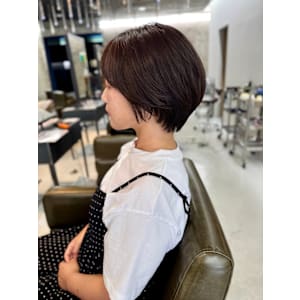 小顔ショートボブ