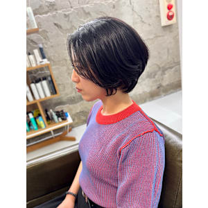 大人女性グラデーションボブ