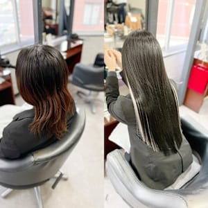 韓国系BIZEカラーエクステ梅田×スタイル