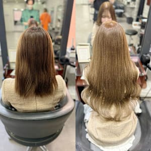 韓国系BIZEカラーエクステ梅田×スタイル