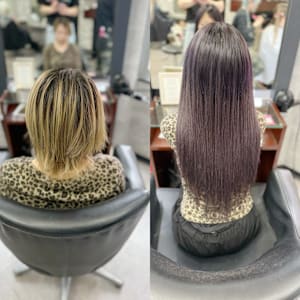 韓国系BIZEカラーエクステ梅田×スタイル