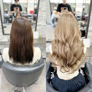 韓国系BIZEカラーエクステ梅田×スタイル