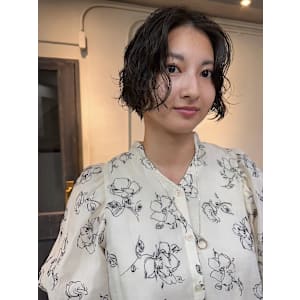 ニュアンスパーマ/センター分けパーマ【下北沢】