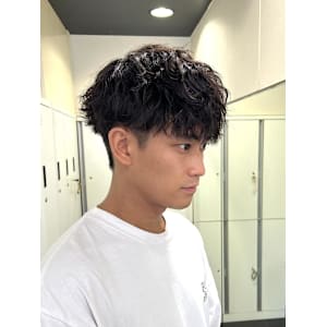 【平山明樹】縦落ちスパイラルパーマ