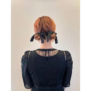 お呼ばれツインアレンジ