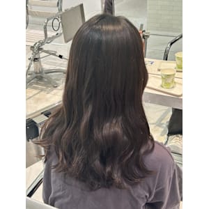 透明感ダークブラウン