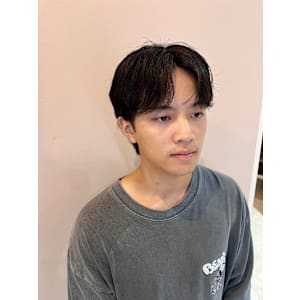 毛流れセンターパート