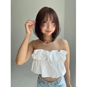 アサミ＊【新潟/万代】ミディアムボブ／顔周りレイヤー