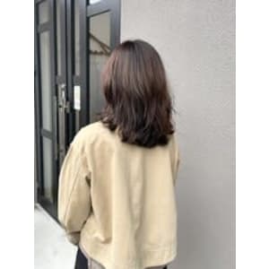 外ハネウェーブ×3Dカラー（白髪染め可）